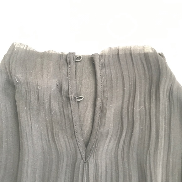 H&M Sleeveless SHEER Black 1/2 turtle neck - Picture 7 of 8